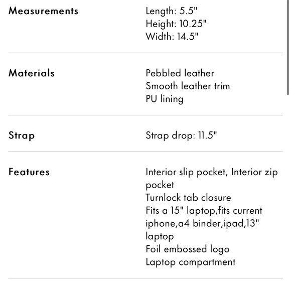 Kate Spade Large Essentials Tote - Black. - Picture 6 of 6